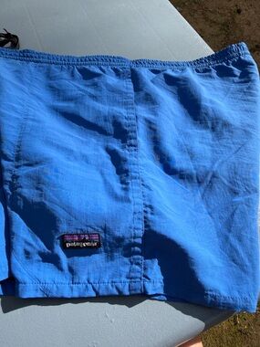 Patagonia Blue Elastic Waist Shorts